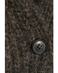 Женский темно-коричневый вязаный кардиган от Isabel Marant