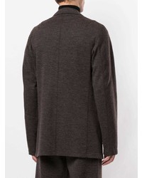 Мужской темно-коричневый вязаный пиджак от Kolor