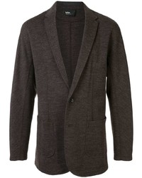 Мужской темно-коричневый вязаный пиджак от Kolor