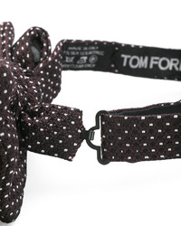 Мужской темно-коричневый галстук-бабочка от Tom Ford