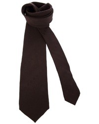Мужской темно-коричневый галстук от Gucci