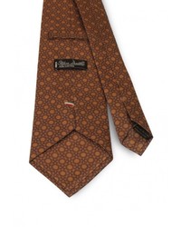 Мужской темно-коричневый галстук от Stefano Danotelli