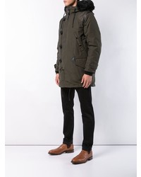 Мужской темно-коричневый дафлкот от Coach