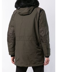 Мужской темно-коричневый дафлкот от Coach