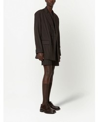 Мужской темно-коричневый двубортный пиджак от Valentino