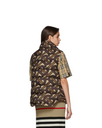 Женский темно-коричневый жилет от Burberry