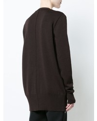 Женский темно-коричневый кардиган от Vera Wang