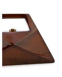 Темно-коричневый клатч от Rocio