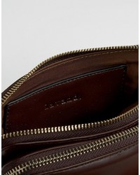 Темно-коричневый клатч от Lavand