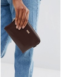 Темно-коричневый клатч от Lavand