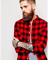 Мужской темно-коричневый кожаный браслет от Reclaimed Vintage