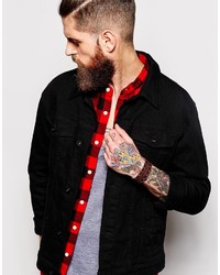 Мужской темно-коричневый кожаный браслет от Reclaimed Vintage