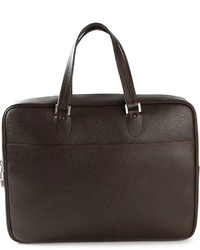 Темно-коричневый кожаный портфель от Valextra