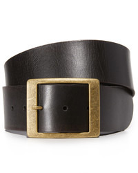 Женский темно-коричневый кожаный ремень от Frame