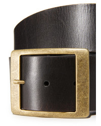 Женский темно-коричневый кожаный ремень от Frame