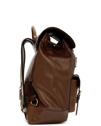Мужской темно-коричневый кожаный рюкзак от Coach 1941