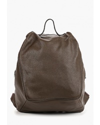 Женский темно-коричневый кожаный рюкзак от Dino Ricci Trend