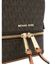 Женский темно-коричневый кожаный рюкзак от MICHAEL Michael Kors