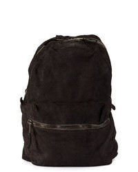 Мужской темно-коричневый кожаный рюкзак от Numero 10