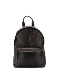 Мужской темно-коричневый кожаный рюкзак от Officine Creative