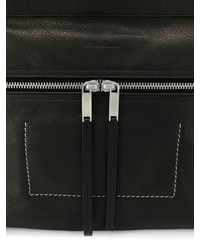Мужской темно-коричневый кожаный рюкзак от Rick Owens