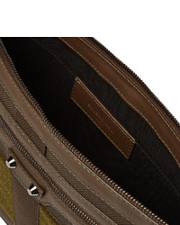 Мужской темно-коричневый мужской клатч из плотной ткани от Balenciaga