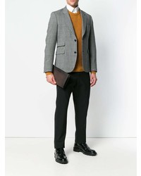 Мужской темно-коричневый мужской клатч от Salvatore Ferragamo