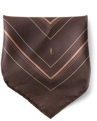 Темно-коричневый нагрудный платок