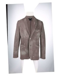 Мужской темно-коричневый пиджак с принтом от Avant Toi