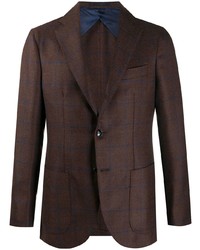 Мужской темно-коричневый пиджак от Barba