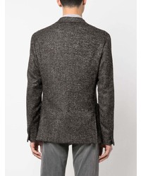 Мужской темно-коричневый пиджак от Zegna