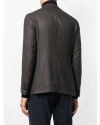 Мужской темно-коричневый пиджак от Tagliatore