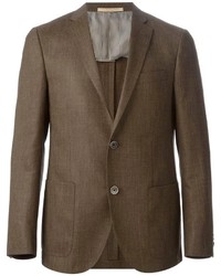 Мужской темно-коричневый пиджак от Corneliani