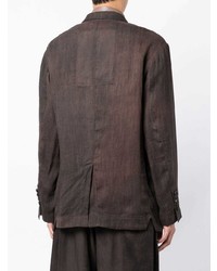 Мужской темно-коричневый пиджак от Ziggy Chen