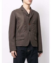 Мужской темно-коричневый пиджак от Undercover