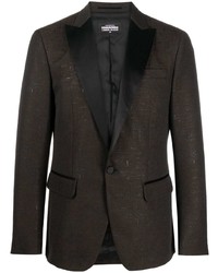 Мужской темно-коричневый пиджак от DSQUARED2