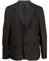 Мужской темно-коричневый пиджак от Ferragamo
