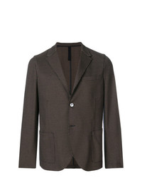Мужской темно-коричневый пиджак от Harris Wharf London