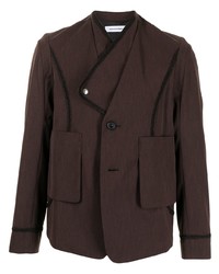 Мужской темно-коричневый пиджак от Kiko Kostadinov