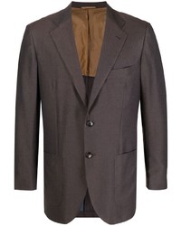 Мужской темно-коричневый пиджак от Kiton