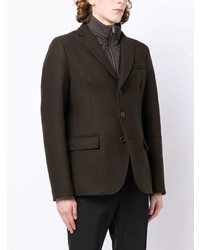 Мужской темно-коричневый пиджак от Herno