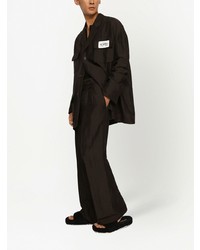Мужской темно-коричневый пиджак от Dolce & Gabbana