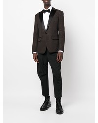 Мужской темно-коричневый пиджак от DSQUARED2