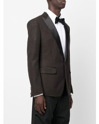 Мужской темно-коричневый пиджак от DSQUARED2