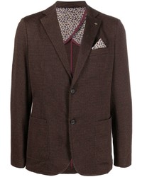 Мужской темно-коричневый пиджак от Manuel Ritz