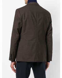 Мужской темно-коричневый пиджак от Tonello