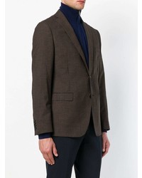 Мужской темно-коричневый пиджак от Tonello