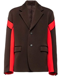 Мужской темно-коричневый пиджак от Prada