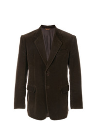 Мужской темно-коричневый пиджак от Romeo Gigli Vintage