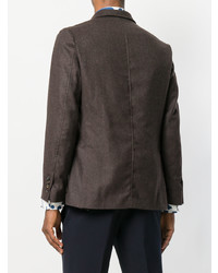 Мужской темно-коричневый пиджак от Jijibaba